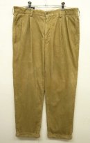 画像: 90'S RALPH LAUREN "HAMMOND PANT" ツープリーツ コーデュロイパンツ TAN (VINTAGE) 「Bottoms」 入荷しました。