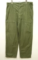 画像: 60'S アメリカ軍 US ARMY "OG107" コットンサテン ベイカーパンツ W34L31 (VINTAGE) 「Bottoms」 入荷しました。