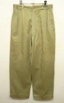 画像: 60'S アメリカ軍 US ARMY コットン100% チノパンツ TALON製ジップ W32L31 (VINTAGE) 「Bottoms」 入荷しました。