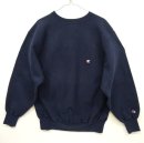 画像: 90'S CHAMPION 刺繍タグ リバースウィーブ 無地 ネイビー USA製 (VINTAGE) 「Sweat Shirt」 入荷しました。