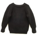 画像: DECK HAND ウール100% クルーネック セーター ブラック UK製 (USED) 「Knit」 入荷しました。