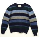 画像: PRINGLE ウール100% クルーネック セーター ボーダー スコットランド製 (USED) 「Knit」 入荷しました。