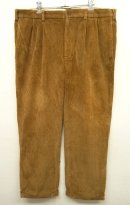 画像: BROOKS BROTHERS ツープリーツ 太畝コーデュロイパンツ ライトブラウン (USED) 「Bottoms」 入荷しました。