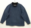 画像: LL Bean モックネック ボアフリースシャツ ブルー/ブラック (USED) 「Sweat Shirt」 入荷しました。