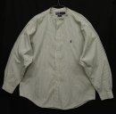 画像: 90'S RALPH LAUREN "POST BOY" バンドカラーシャツ ストライプ (VINTAGE) 「L/S Shirt」 入荷しました。
