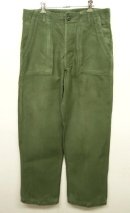 画像: 60'S アメリカ軍 US ARMY "OG107" コットンサテン ベイカーパンツ W34L33 (VINTAGE) 「Bottoms」 入荷しました。