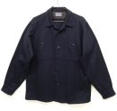 画像: 80'S PENDLETON "BOARD SHIRT" オープンカラー ウールシャツ ネイビー (VINTAGE) 「L/S Shirt」 入荷しました。