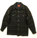 画像: 70'S SEARS ウール オープンカラーシャツ チェック柄 (VINTAGE) 「L/S Shirt」 入荷しました。