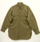 画像: 50'S アメリカ軍 US ARMY マチ付き ウール フィールドシャツ KHAKI (VINTAGE) 「L/S Shirt」 入荷しました。