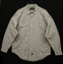 画像: 90'S POLO COUNTRY 猫目ボタン ワークシャツ ストライプ (VINTAGE) 「L/S Shirt」 入荷しました。