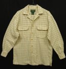 画像: 90'S POLO COUNTRY ウール/コットン オープンカラーシャツ グラフチェック (VINTAGE) 「L/S Shirt」 入荷しました。