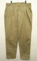 画像: 80'S LL Bean ツープリーツ チノパンツ 42TALONジップ USA製 (VINTAGE) 「Bottoms」 入荷しました。