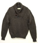 画像: 80'S LL Bean ウール ショールカラーニット チャコール USA製 (VINTAGE) 「Knit」 入荷しました。