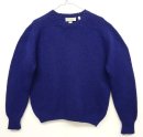 画像: 80'S LL Bean ウール クルーネックニット ブルー アイルランド製 (VINTAGE) 「Knit」 入荷しました。