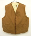 画像: 70'S CARHARTT プリントタグ 裏ボア入り ダックベスト USA製 (VINTAGE) 「No Sleeve」 入荷しました。