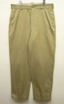 画像: 60'S アメリカ軍 US ARMY コットン100% チノパンツ RAPID製ジップ (VINTAGE) 「Bottoms」 入荷しました。