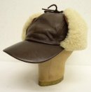 画像: 90'S BANANA REPUBLIC 裏地キルティング シープスキン耳当て付き レザーキャップ USA製 (VINTAGE) 「Cap」 入荷しました。
