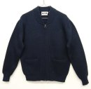 画像: 90'S NORTHERN ISLES フルジップ ニットカーディガン NAVY (VINTAGE) 「Knit」 入荷しました。