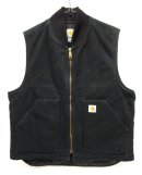 画像: 90'S CARHARTT 裏地キルティング ダックベスト BLACK (VINTAGE) 「No Sleeve」 入荷しました。