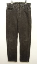 画像: 90'S LEVIS 501 デニム 先染めBLACK USA製 W33L34 (VINTAGE) 「Bottoms」 入荷しました。