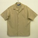 画像: 90'S RALPH LAUREN "CALDWELL" シルク/コットン 半袖 オープンカラーシャツ ベージュ (VINTAGE) 「S/S Shirt」 入荷しました。