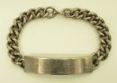 画像: IDプレート チェーンブレスレット シルバー (VINTAGE) 「Accessorie」 入荷しました。