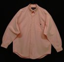 画像: 90'S RALPH LAUREN "BIG SHIRT" オックスフォード 長袖 BDシャツ ピンク (VINTAGE) 「L/S Shirt」 入荷しました。