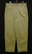 画像: 70'S UNKNOWN コットン100% サイドダブルステッチ チノパンツ SCOVILL製ジップ (VINTAGE) 「Bottoms」 入荷しました。