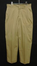 画像: 60'S アメリカ軍 US ARMY コットン/ポリ チノパンツ RAPIDアルミジップ W32L29 (VINTAGE) 「Bottoms」 入荷しました。
