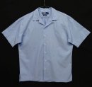 画像: 90'S RALPH LAUREN "CALDWELL" 同色ロゴ コットン 半袖 オープンカラーシャツ サックスブルー (VINTAGE) 「S/S Shirt」 入荷しました。