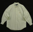 画像: 90'S RALPH LAUREN "YARMOUTH" オックスフォード 長袖 BDシャツ ストライプ (VINTAGE) 「L/S Shirt」 入荷しました。