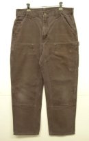 画像: 90'S CARHARTT ダック ダブルニーペインターパンツ ダークブラウン (VINTAGE) 「Bottoms」 入荷しました。