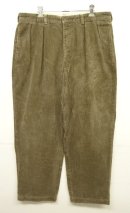 画像: 90'S RALPH LAUREN "ANDREW PANT" ツープリーツ 太畝 コーデュロイパンツ ダークベージュ (VINTAGE) 「Bottms」 入荷しました。