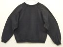 画像: 90'S HANES クルーネック ラグランスリーブ スウェットシャツ フェードブラック USA製 (VINTAGE) 「Sweat Shirt」入荷しました。
