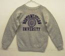 画像: 80'S CHAMPION "三段染み込みプリント" トリコタグ ラグランスリーブ スウェット ヘザーグレー USA製 (VINTAGE) 「Sweat Shirt」入荷しました。