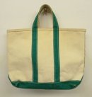 画像: 80'S LL Bean 2色タグ（ギザタグ） キャンバス トートバッグ グリーン/オフホワイト USA製 (VINTAGE) 「Bag」入荷しました。