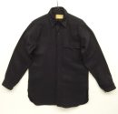 画像: 40'S アメリカ軍 US NAVY 片側フラップ付きポケット イカリボタン ウール CPOシャツ ダークネイビー (VINTAGE) 「L/S Shirt」入荷しました。