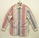 画像: 90'S RALPH LAUREN チンスト＆マチ付き 長袖 ワークシャツ マルチストライプ (VINTAGE) 「L/S Shirt」入荷しました。