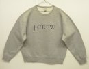 画像: 90'S J.CREW ロゴプリント スウェットシャツ グレー カナダ製 (VINTAGE) 「Sweat Shirt」入荷しました。