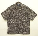 画像: 90'S RALPH LAUREN "CLAYTON" コットン 半袖 オープンカラーシャツ ブラックベース/ドラゴン柄 (VINTAGE) 「S/S Shirt」入荷しました。