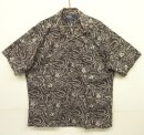 画像: 90'S RALPH LAUREN "CLAYTON" コットン 半袖 オープンカラーシャツ ブラックベース/ドラゴン柄 (VINTAGE) 「S/S Shirt」入荷しました。