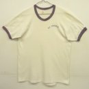 画像: 60'S RUSSELL SOUTHERN CO シングルステッチ 染み込みプリント 半袖 リンガーTシャツ ホワイト (VINTAGE) 「T-Shirt」入荷しました。