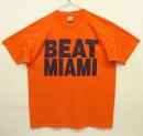 画像: 90'S BEAT MIAMI シングルステッチ Tシャツ オレンジ USA製 (VINTAGE) 「T-Shirt」入荷しました。