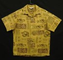 画像: 50'S MADE IN CALIFORNIA 三角タグ コットン100% アロハシャツ カーキベース USA製 (VINTAGE) 「S/S Shirt」入荷しました。