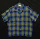 画像: 60'S TOWNCRAFT レーヨン 半袖 オープンカラーシャツ オンブレチェック (VINTAGE) 「S/S Shirt」入荷しました。