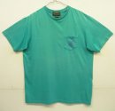 画像: 90'S RALPH LAUREN "POLO COUNTRY" シングルステッチ ポケット付き 半袖 Tシャツ グリーン (VINTAGE) 「T-Shirt」入荷しました。