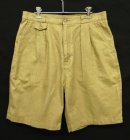 画像: 90'S GUESS リネン/コットン ツープリーツショーツ タン (VINTAGE) 「Shorts」入荷しました。