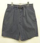 画像: 90'S RRL 初期 三ツ星タグ ベルト付き プリーツ入り チノショーツ ネイビー USA製 (VINTAGE) 「Shorts」入荷しました。