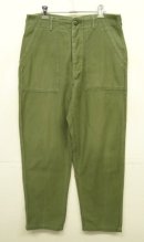 画像: 60'S アメリカ軍 US ARMY "OG107" コットンサテン ベイカーパンツ W34L31 (VINTAGE) 「Bottoms」入荷しました。