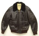 画像: 70'S LL Bean "裏地ムートンボア" TMタグ G-1 レザー フライトジャケット ブラウン USA製 (VINTAGE) 「Jacket」入荷しました。
